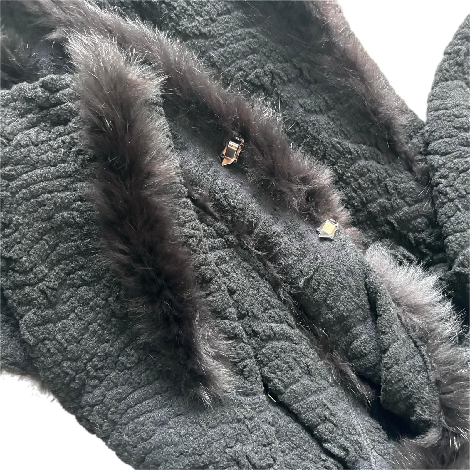 Cappotto Cavalli con dettagli in pelliccia in ottime condizioni 1