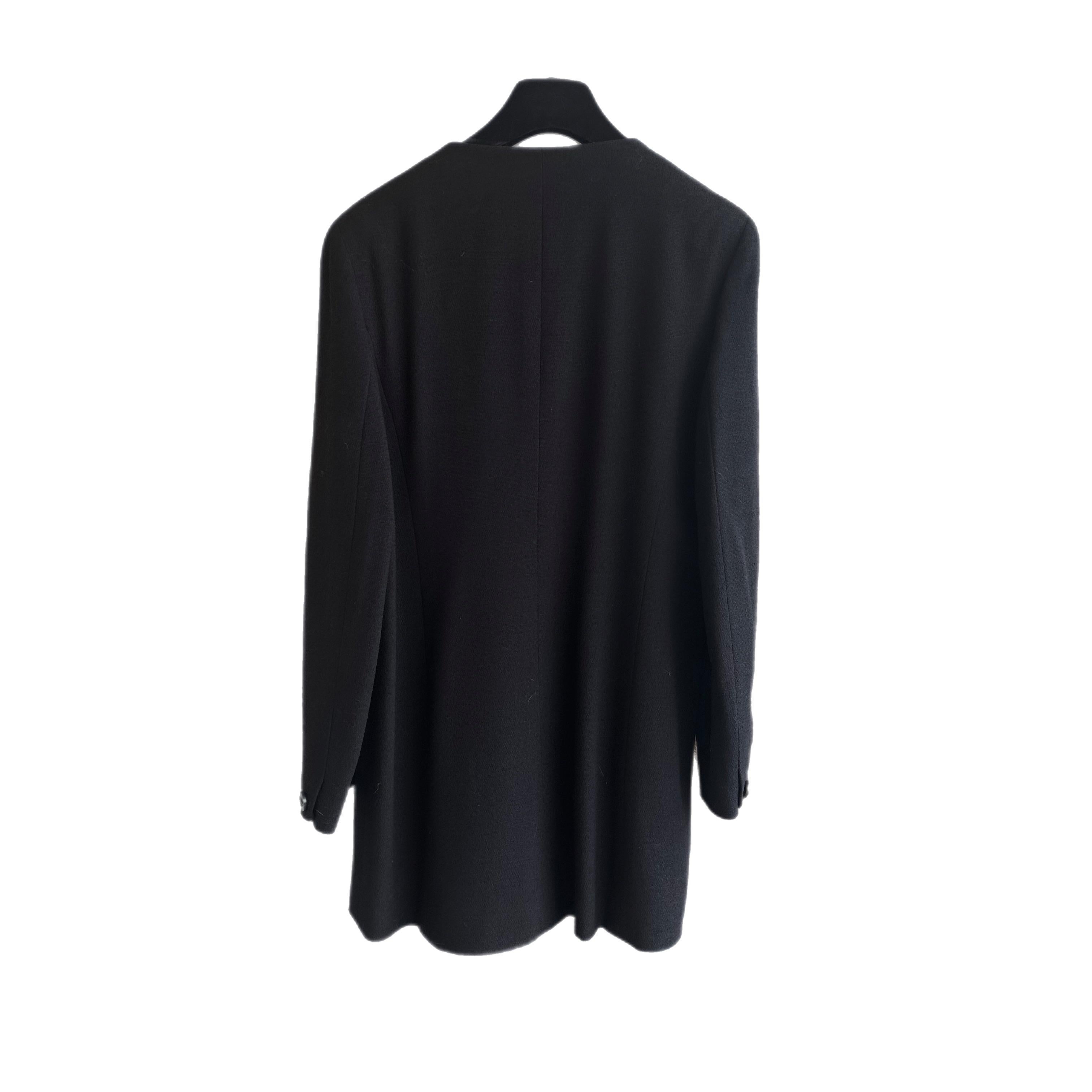Chanel coat with camellia Like new For Sale 9