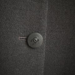 Chanel coat with camellia Like new