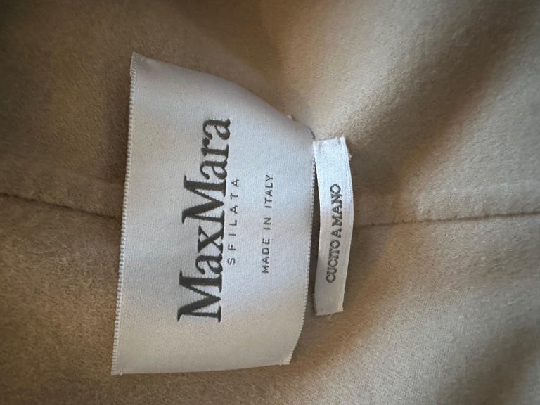 Cappotto Max Mara sfilata mai indossato For Sale at 1stDibs