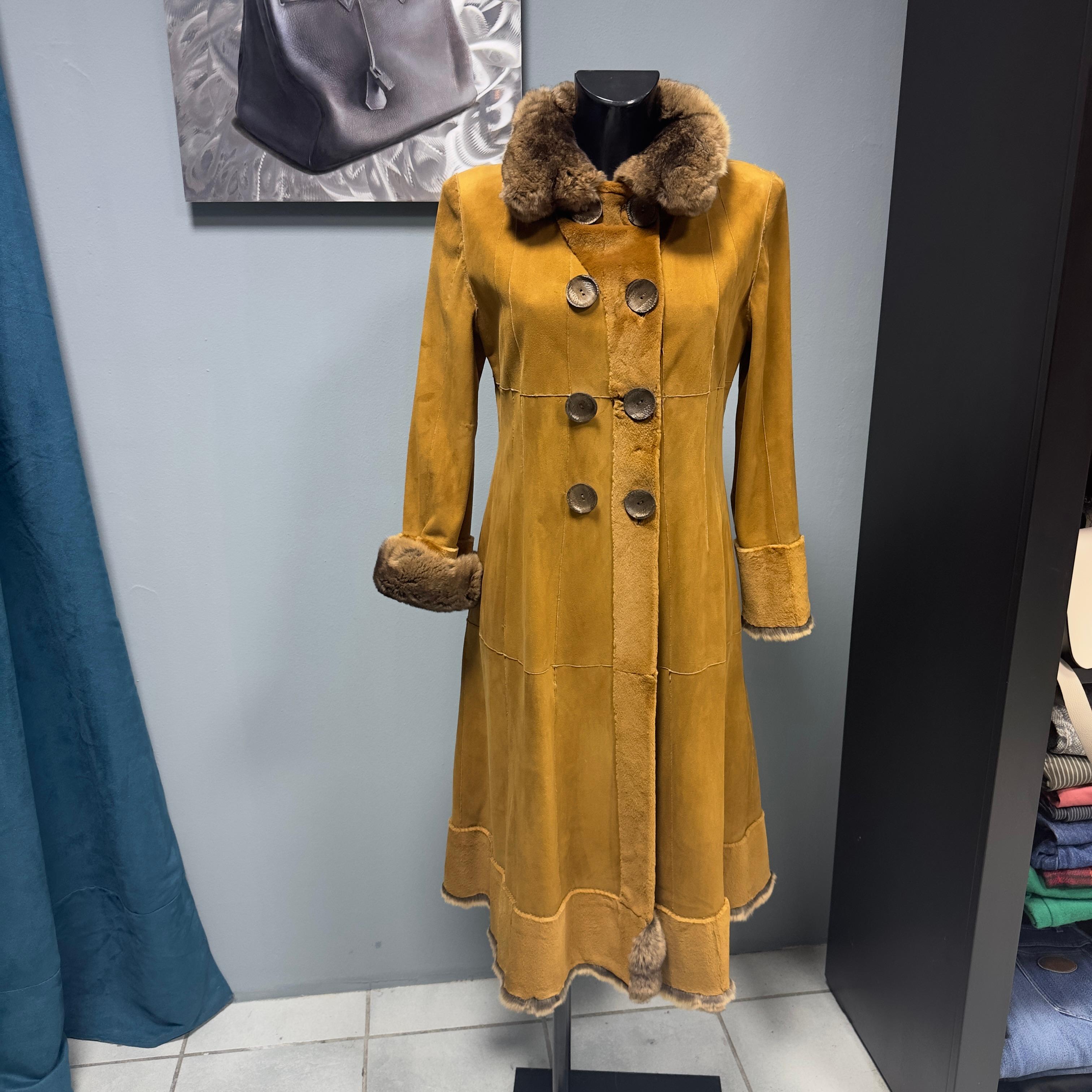 Abrigo reversible de visón y chinchilla en venta 6
