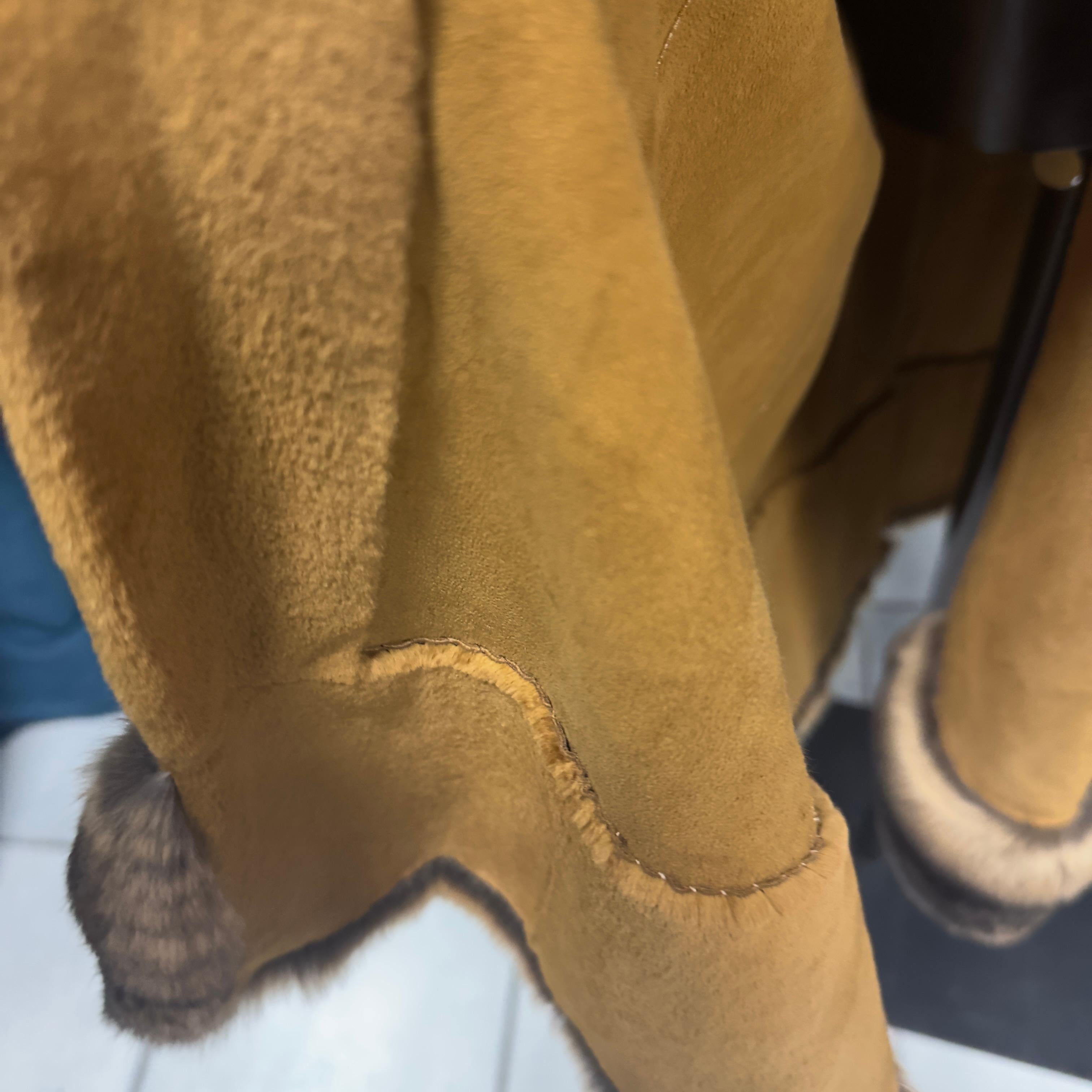 Abrigo reversible de visón y chinchilla en venta 4