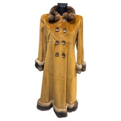 Manteau réversible en fourrure de vison et de chinchilla