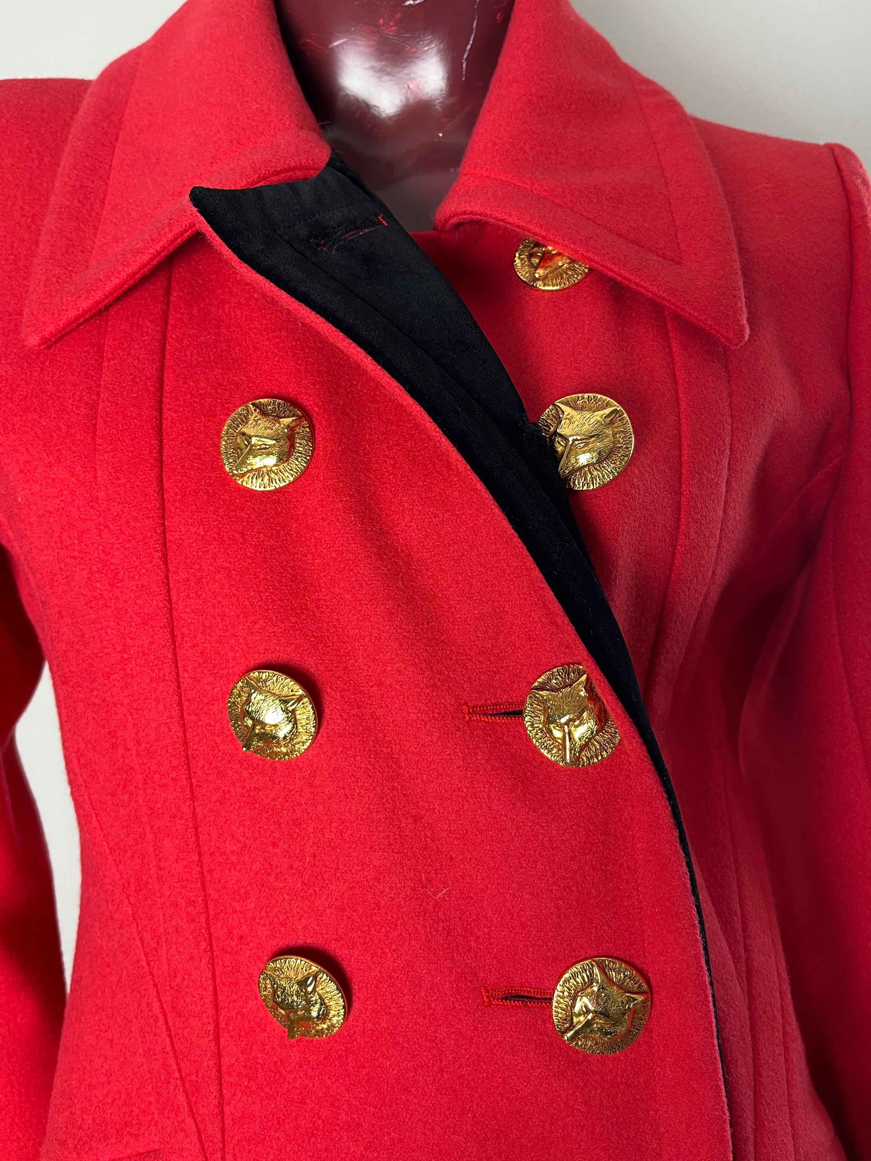 cappotto YSL rosso  For Sale 3