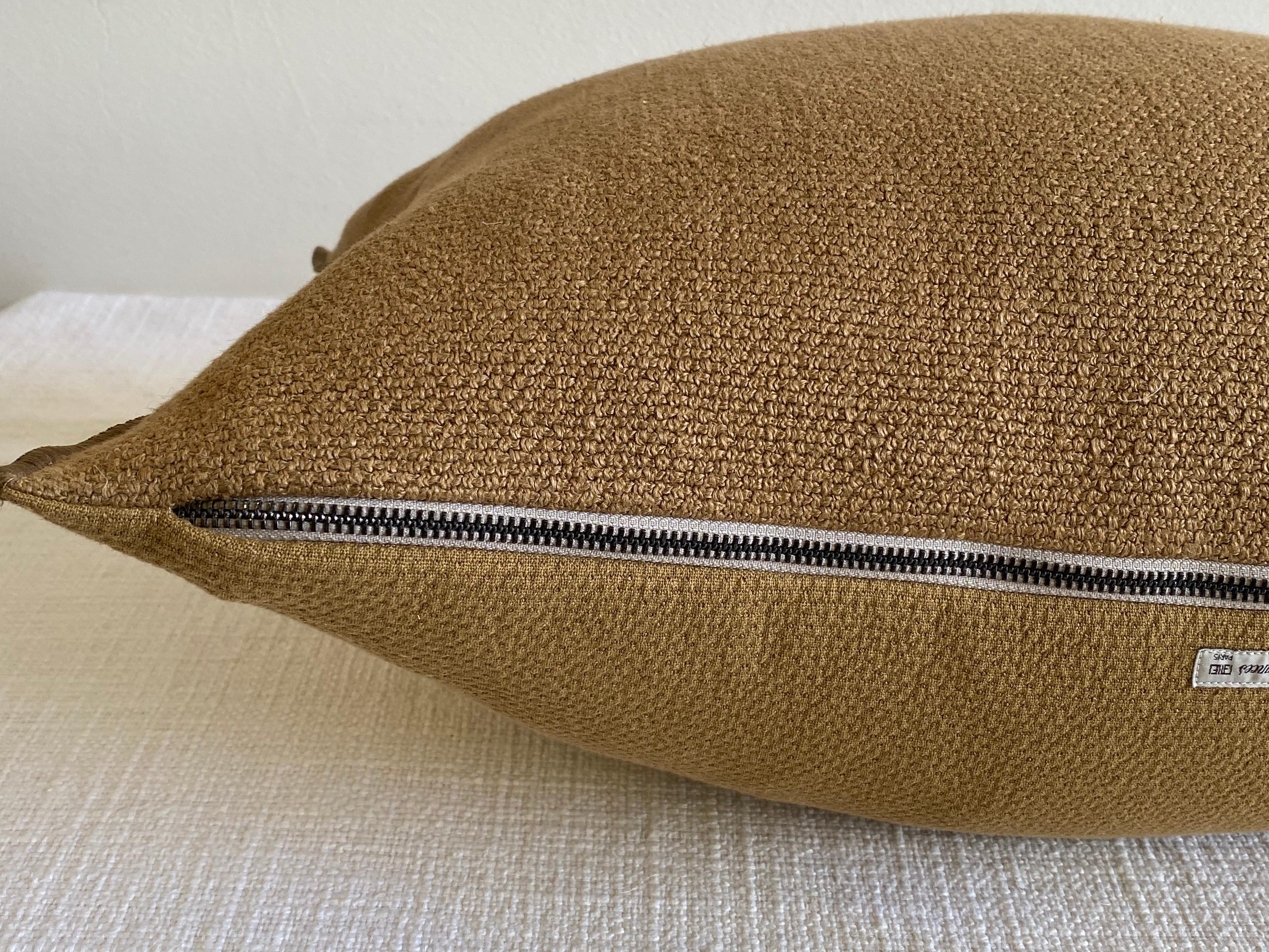 Contemporary Fromentera French Linen Accent Pillow For Sale