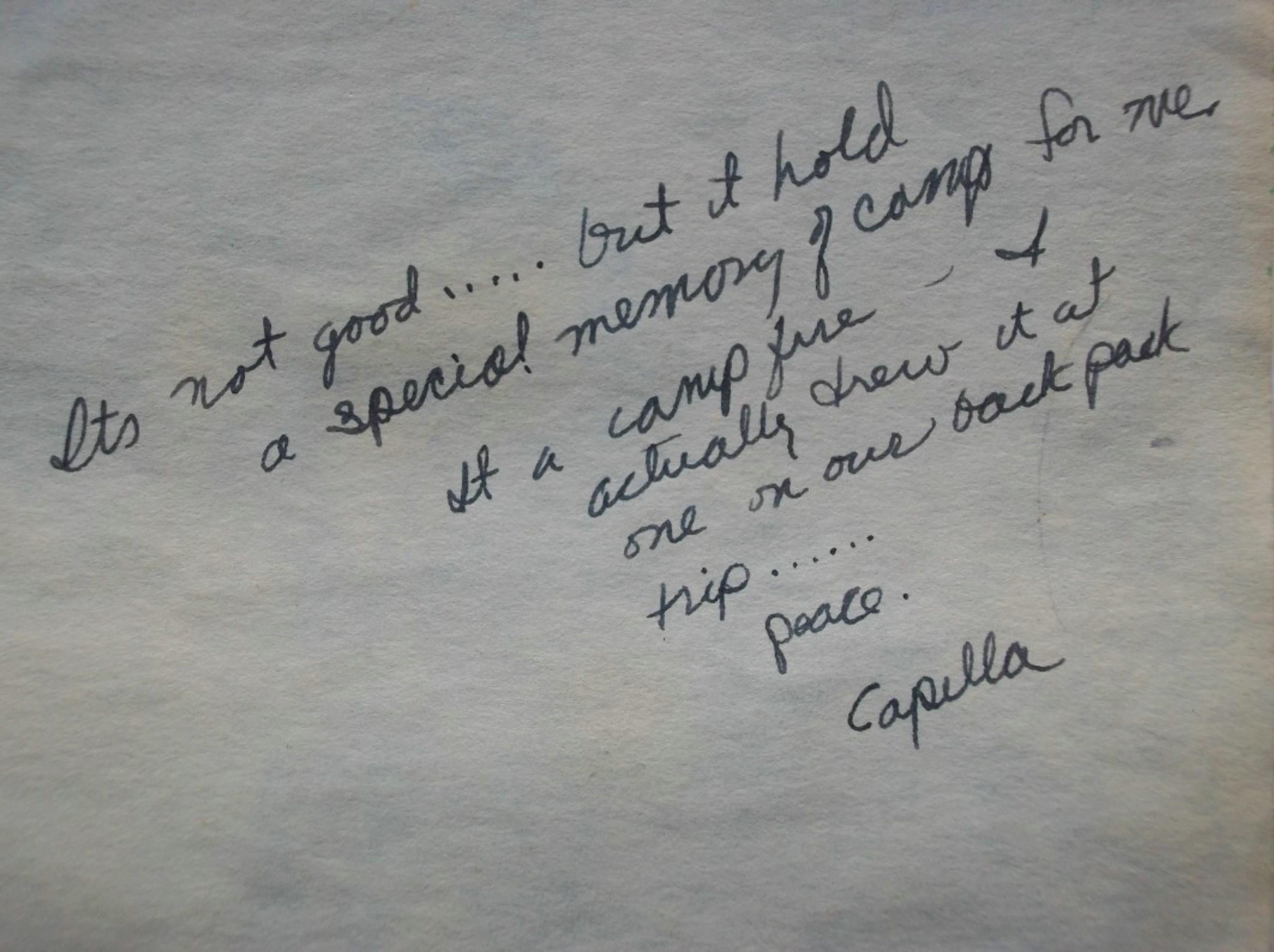 CAPPY - 'Lagerfeuer' - Vintage Aquarell - Signiert - Mitte 20. (20. Jahrhundert) im Angebot