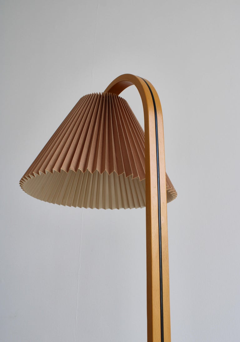 Beech Caprani Light Floor Lamp by Mads Caprani, Denmark, 1970s For Sale