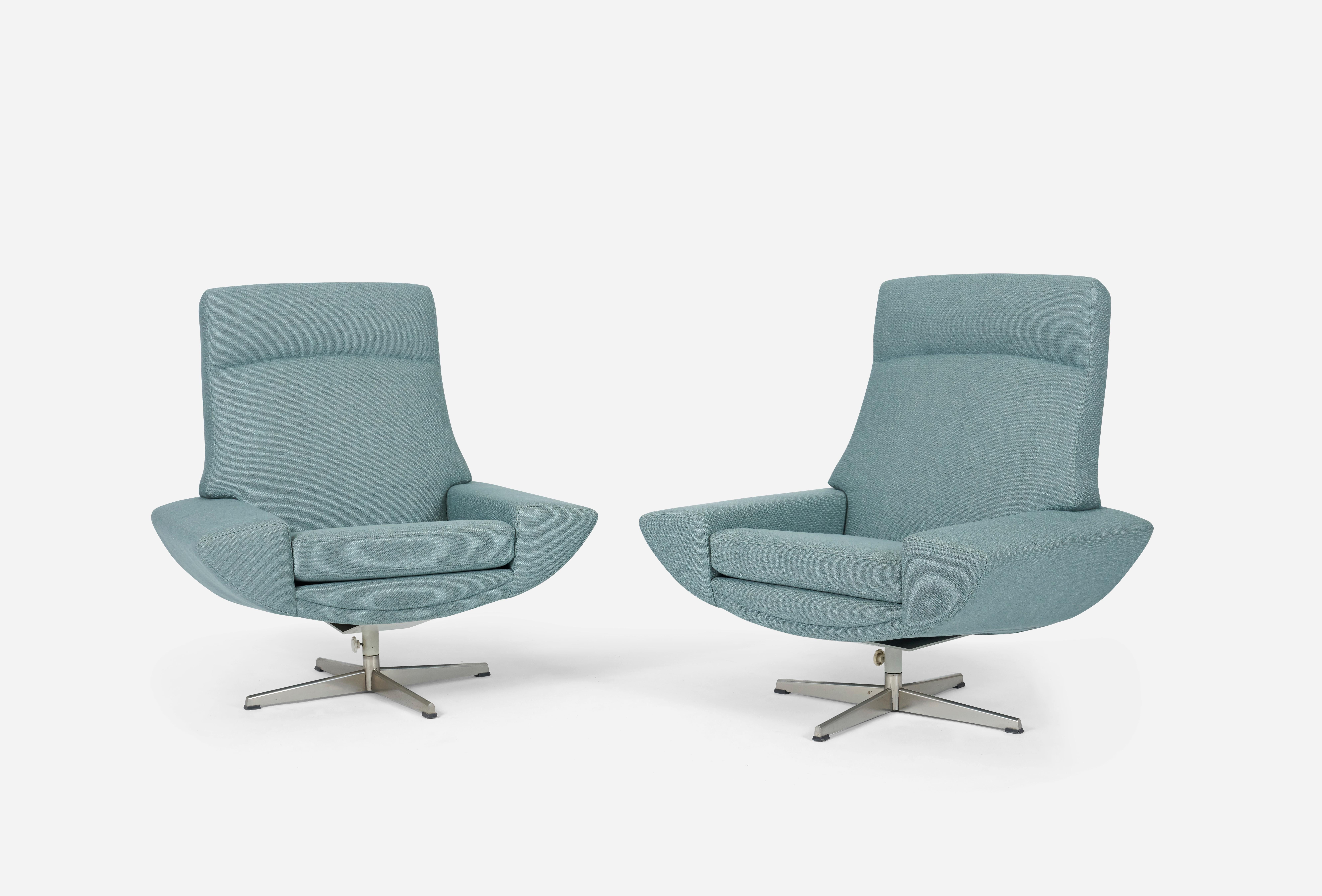 Capri Swivel Chairs by Johannes Andersen for Trensum, 1958 (Moderne der Mitte des Jahrhunderts)