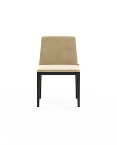 Capri Chair 21st Century Contemporary Upholstered with Fabric