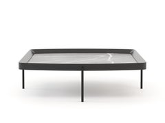 Tables basses Capri modernes en fer et en céramique, fabriquées à la main par Stylish Club