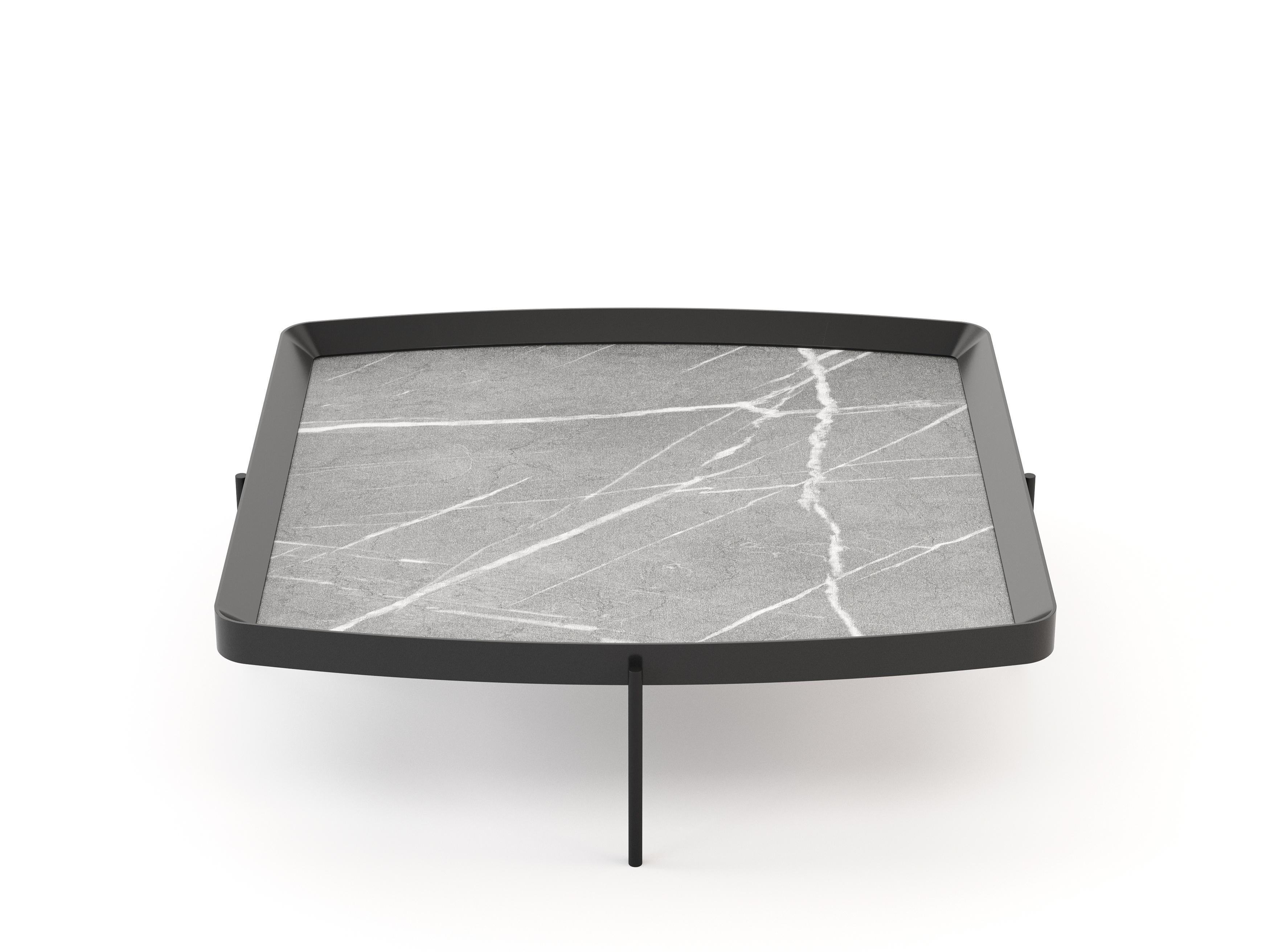 Hand-Crafted Modern Capri Coffee Tables made with iron and ceramic, Handmade by Stylish Club For Sale