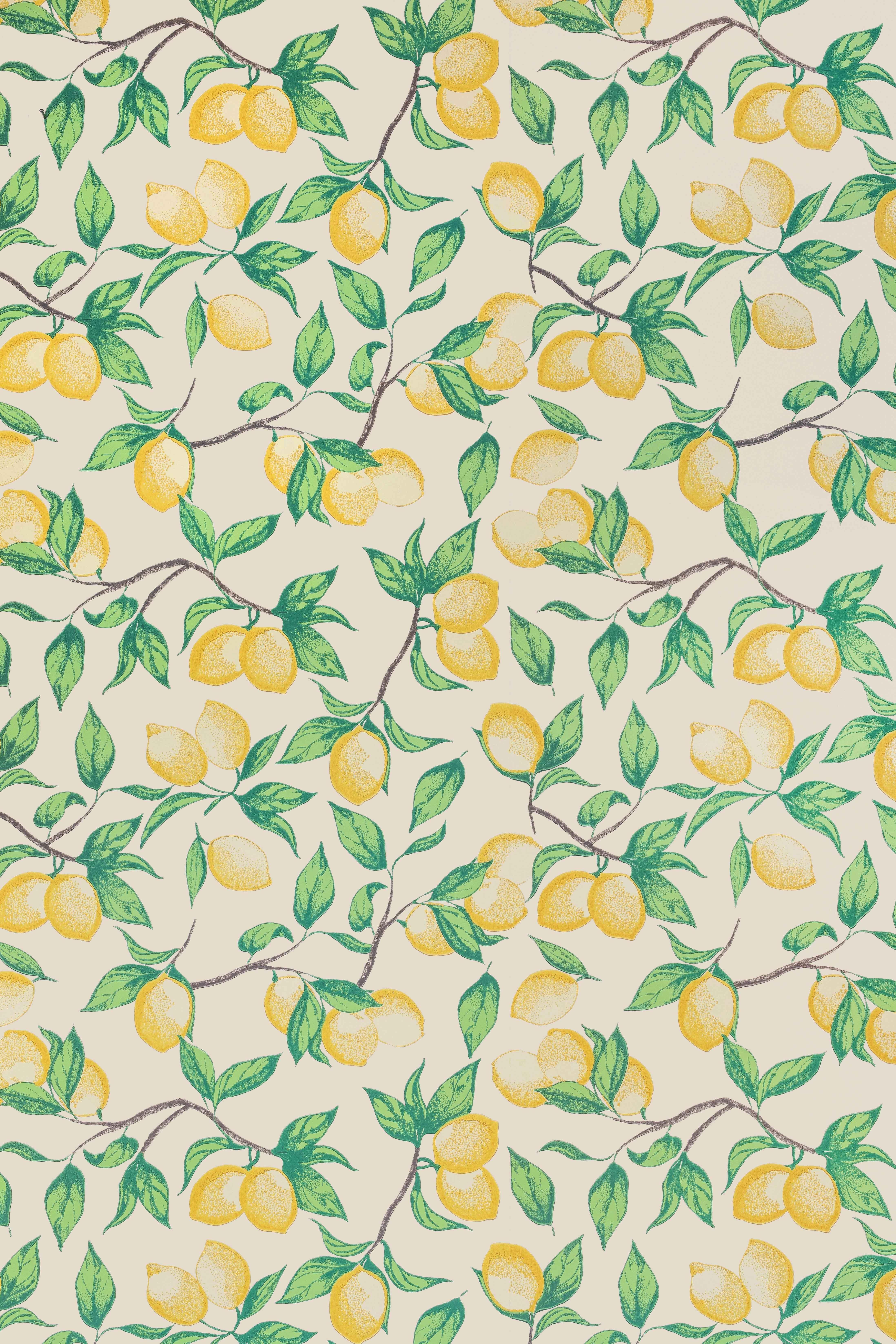 Color: Natural (also available in Azure blue)
Measures: Trim width 52cm/20.5 inches
Roll length 10m
Pattern repeat: Straight
Match length: 52cm/20.5 inches



Evoking lazy days beneath a pergola on the Amalfi coast, Capri Lemons is available