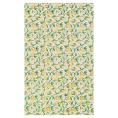 'Capri Lemons' Contemporary, Traditional Wallpaper in Natural