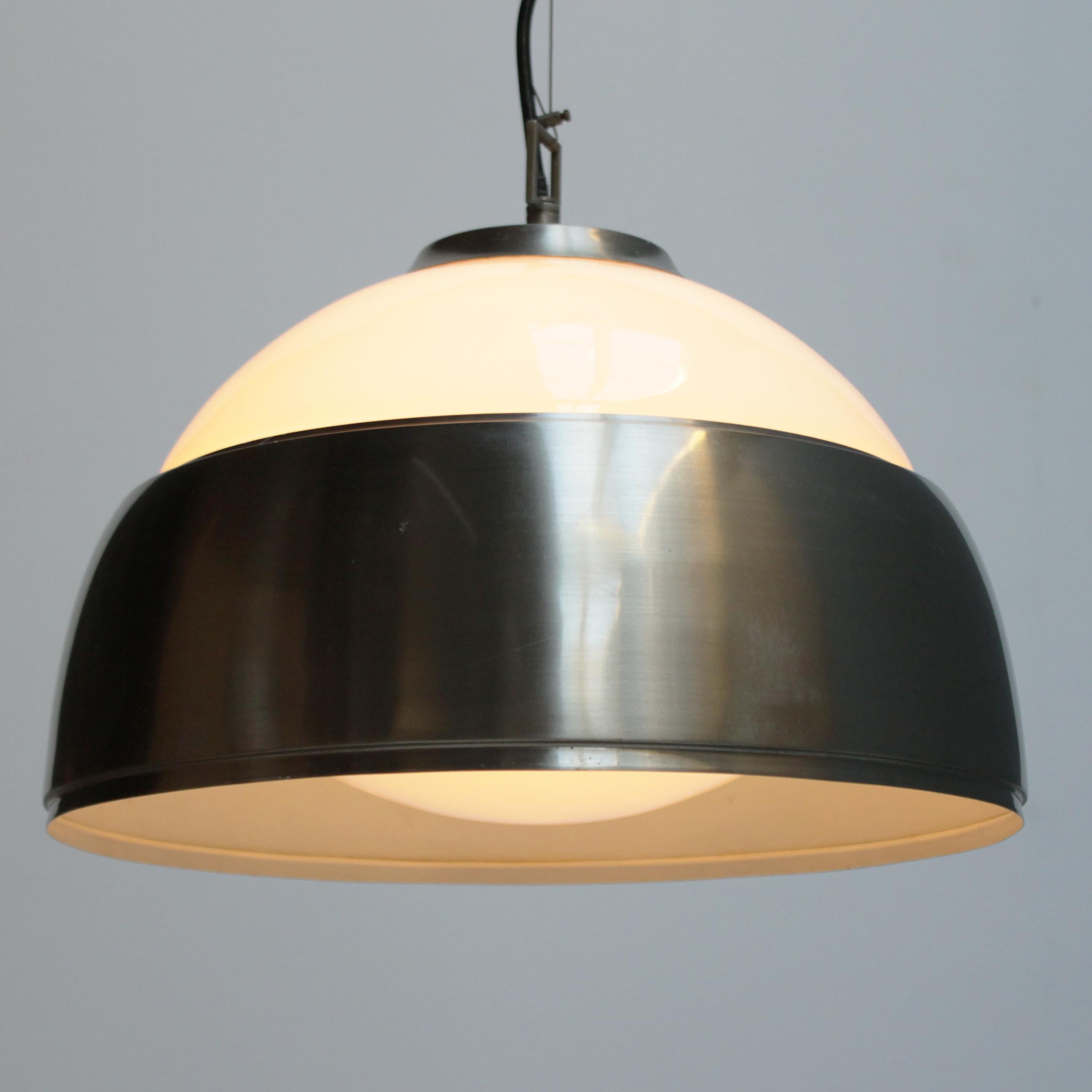 Brushed Capri Pendant by Alessandro Pianon for Candle For Sale