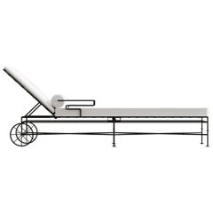 Capri Single Chaise Lounge Floating Arm