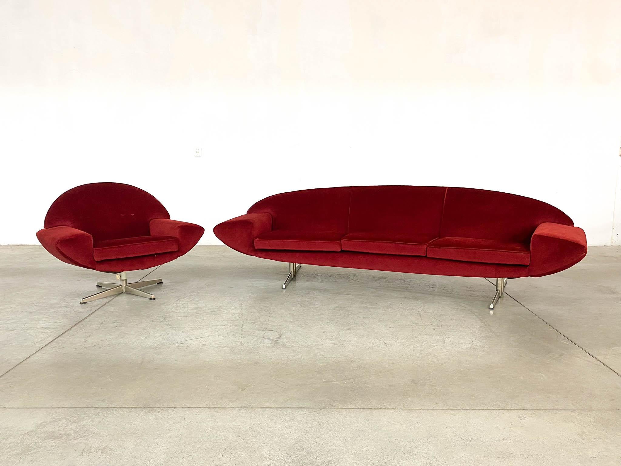 Mid-Century Modern Capri Sofa by Johannes Andersen for Trensum Möbelfabrik For Sale