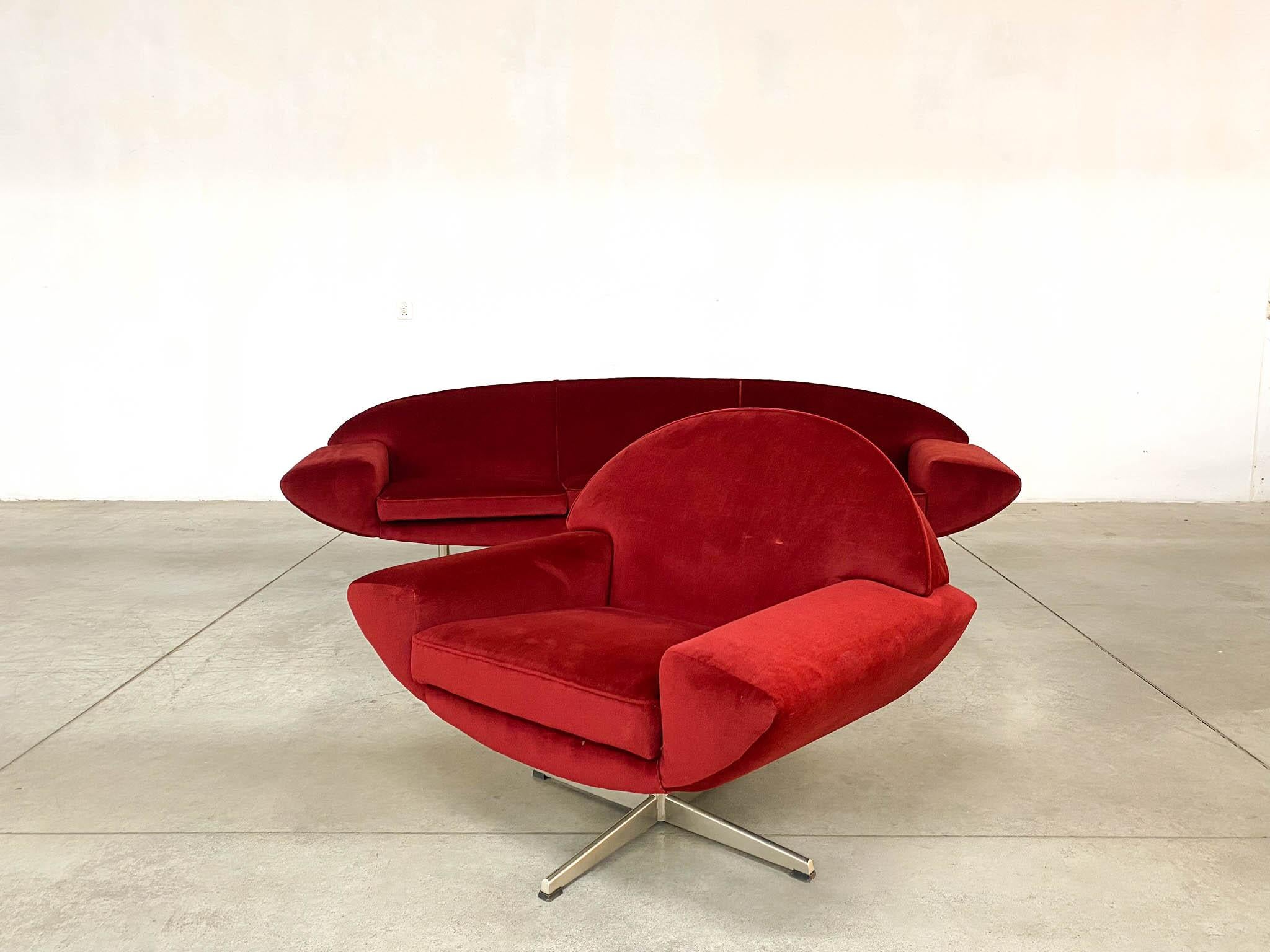 Fauteuil pivotant Capri de Johannes Andersen pour Trensum en vente 8