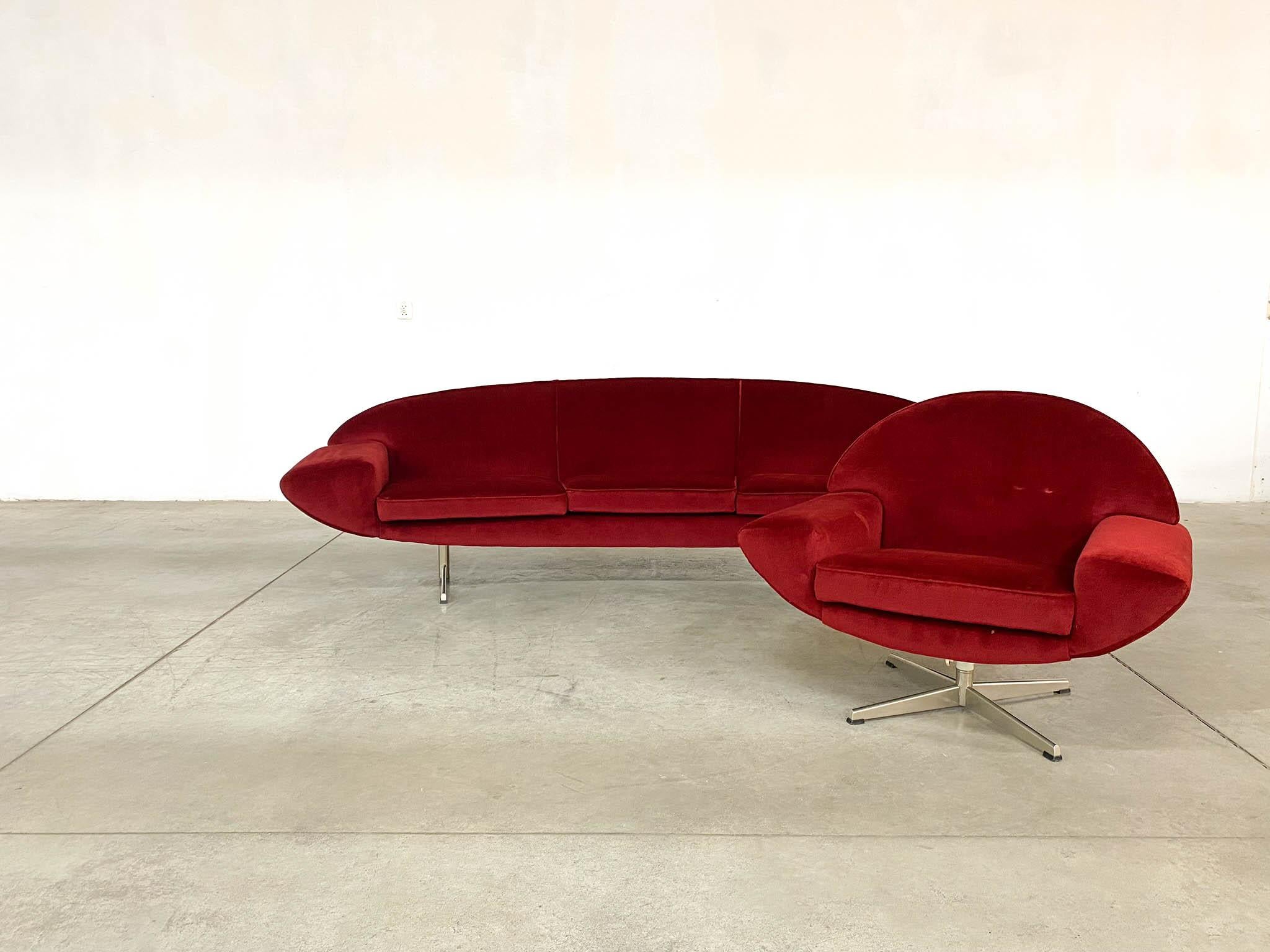Fauteuil pivotant Capri de Johannes Andersen pour Trensum en vente 10