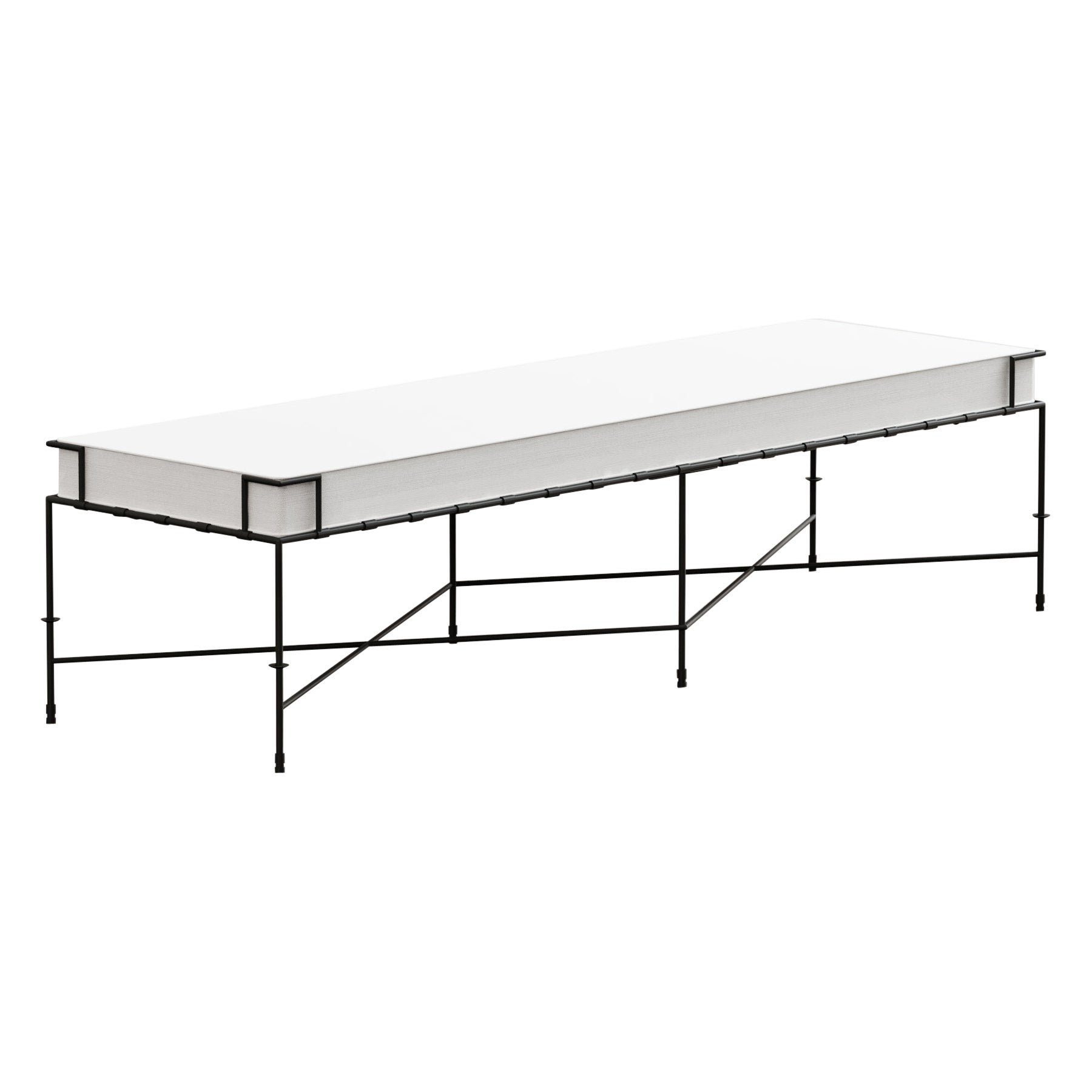 Capri Three Seat Bench Frame For Sale