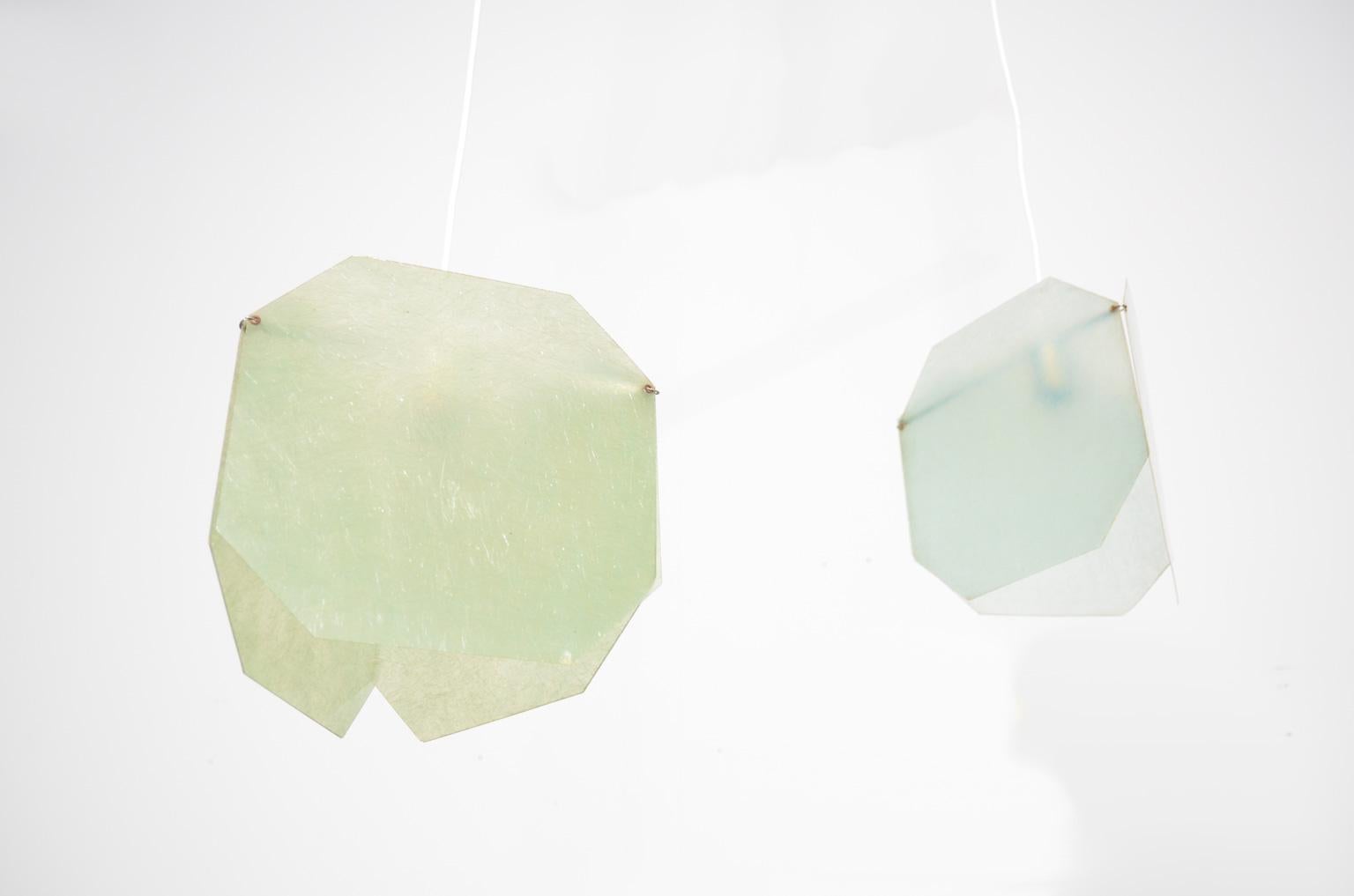 Capri Triangular Pendants Bruno Munari for Danese 2