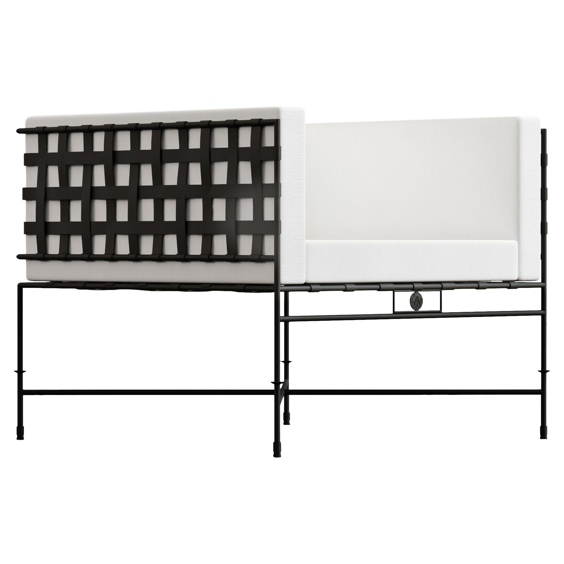 Fauteuil Capri Tuxedo en vente