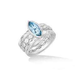 Capri Twinkle Stacking Rings In Sterling Silver