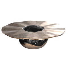 "Capriccio" Coffee Table With Bronze, Handcrafted, Istanbul