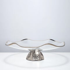 Capriccio Große Windlichtschale aus Glas mit Goldmotiv von Vetrerie di Empoli