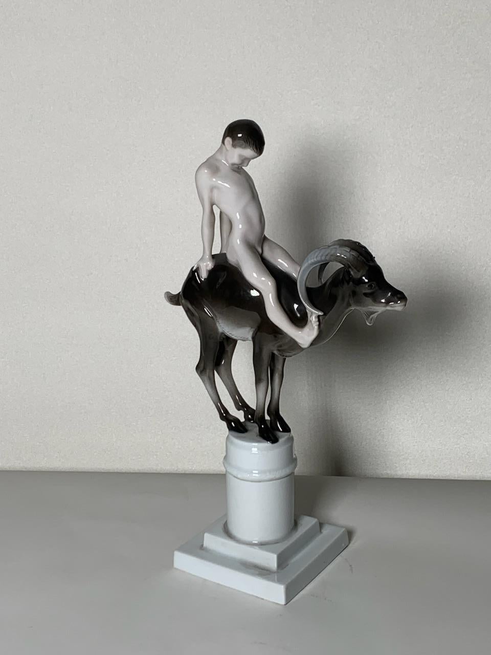Modern Capriccio Model Porcelain Sculpture by Ferdinand Liebermann for Rosenthal  For Sale