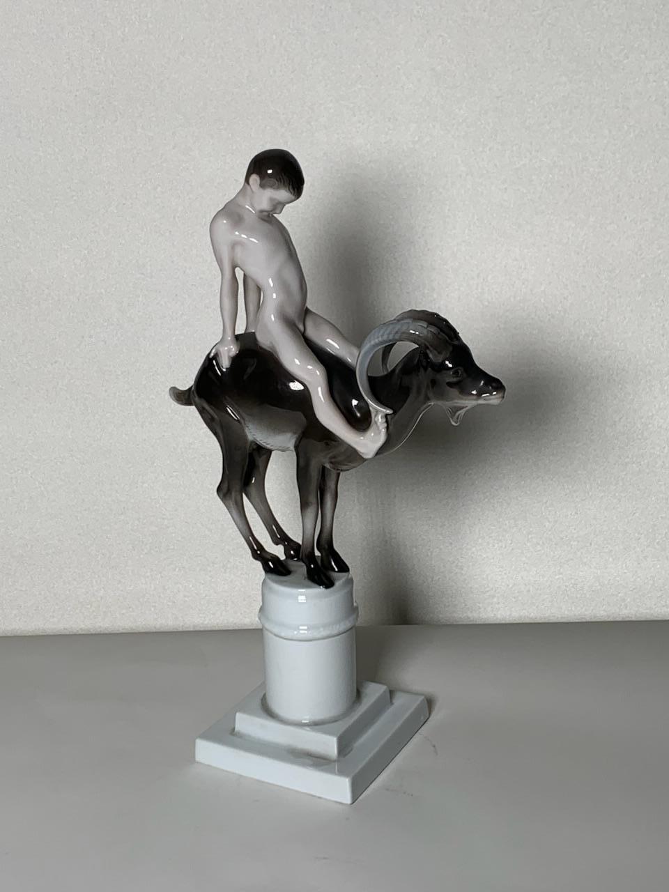Capriccio Modell Porzellanskulptur von Ferdinand Liebermann für Rosenthal  im Angebot 2