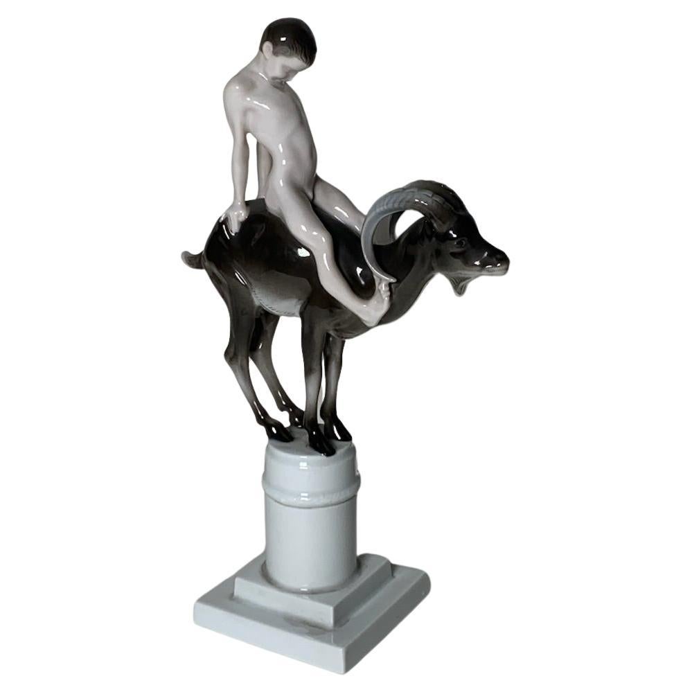 Capriccio Model Porcelain Sculpture by Ferdinand Liebermann for Rosenthal  For Sale