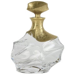 Capriccio Onda Transparent and Gold Bottle
