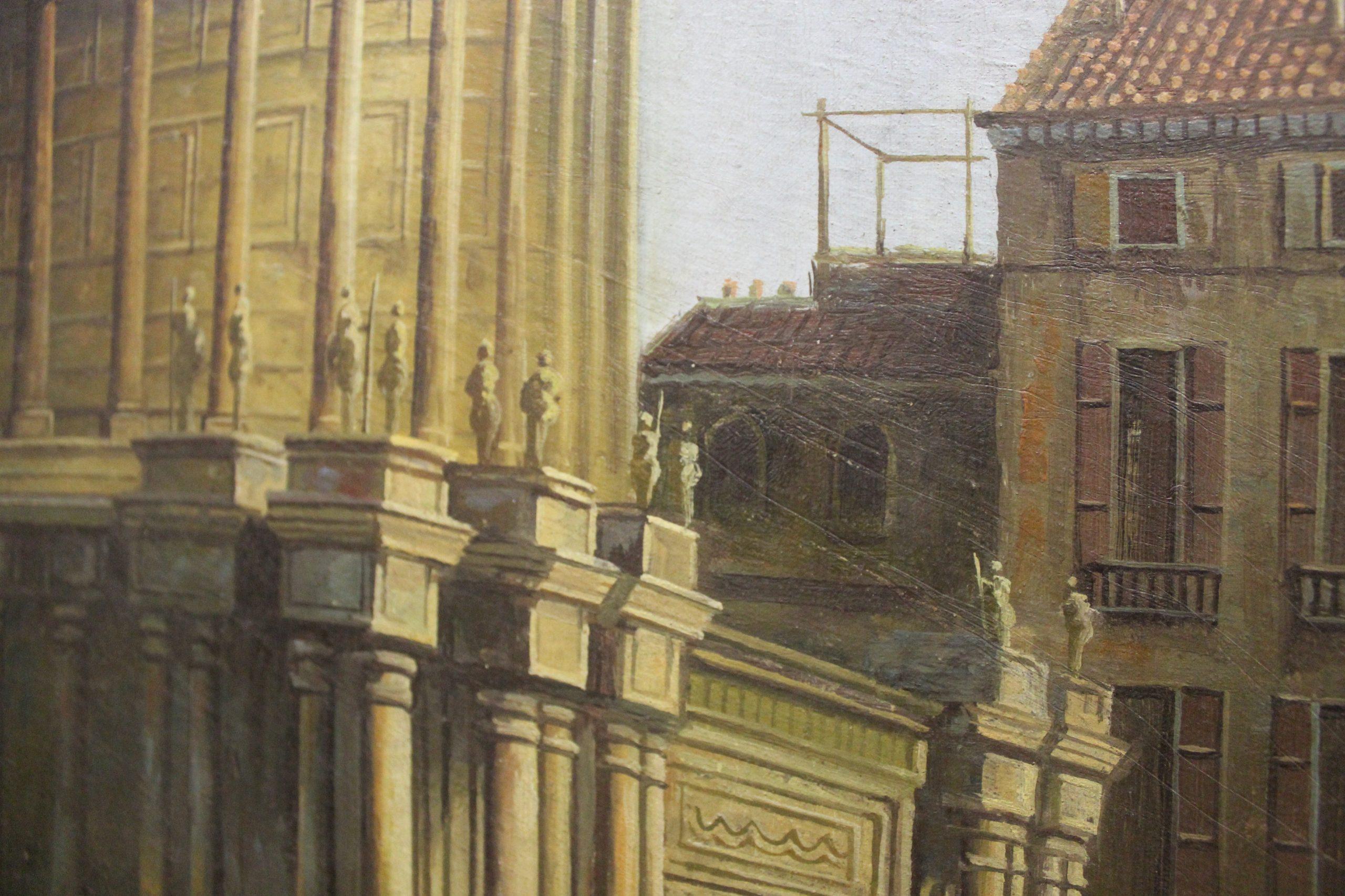 Tela Capriccio con ponte immaginario sul Canal Grande