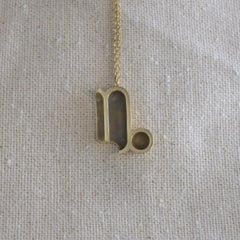 By Manjiro Zodiac Capricorn Pendant Necklace