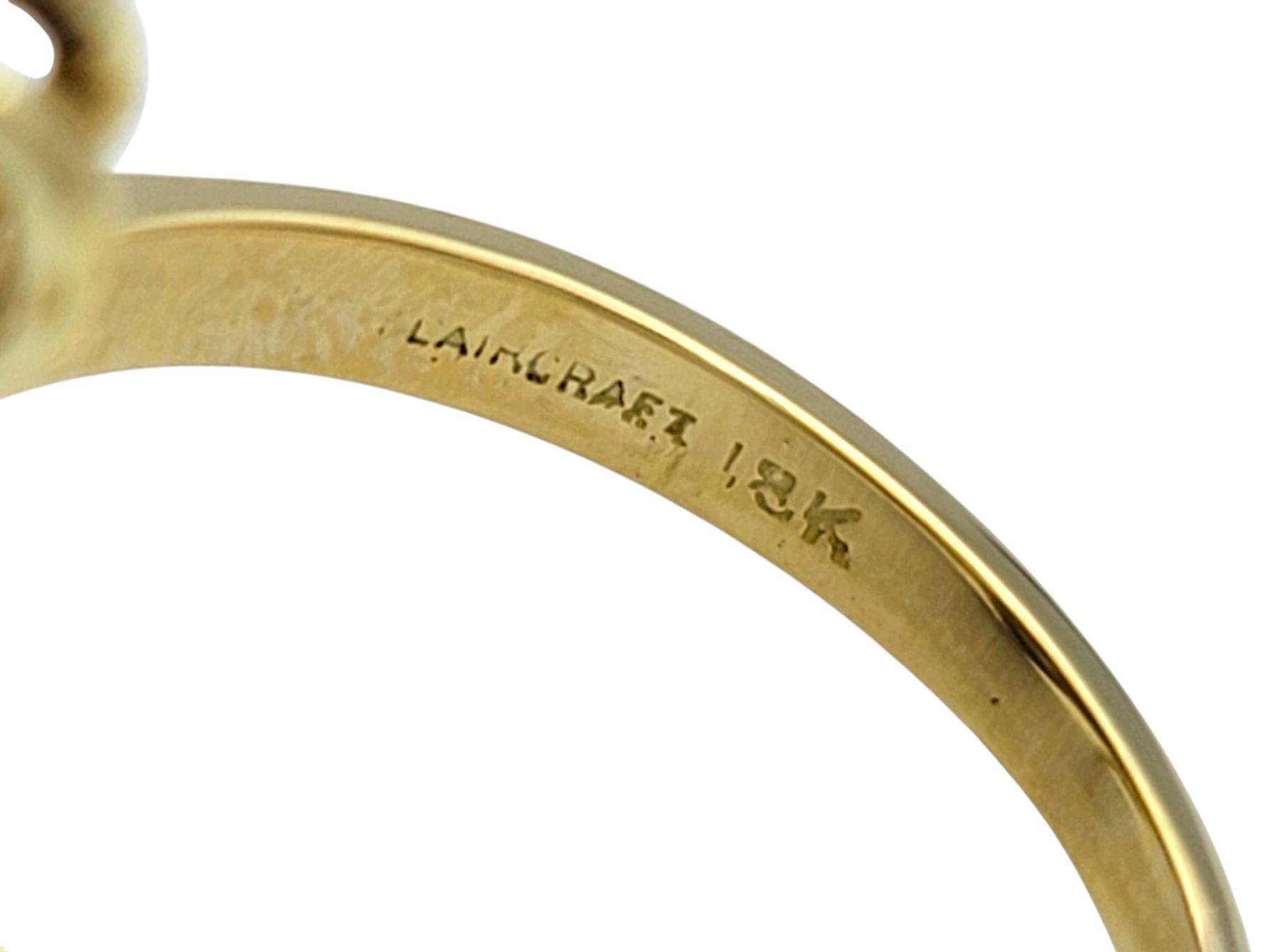 Anello / Spilla convertibile Capricorno Sea Goat in oro giallo 18 carati lucido in vendita 2
