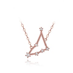 Capricorn Star Constellation Necklace