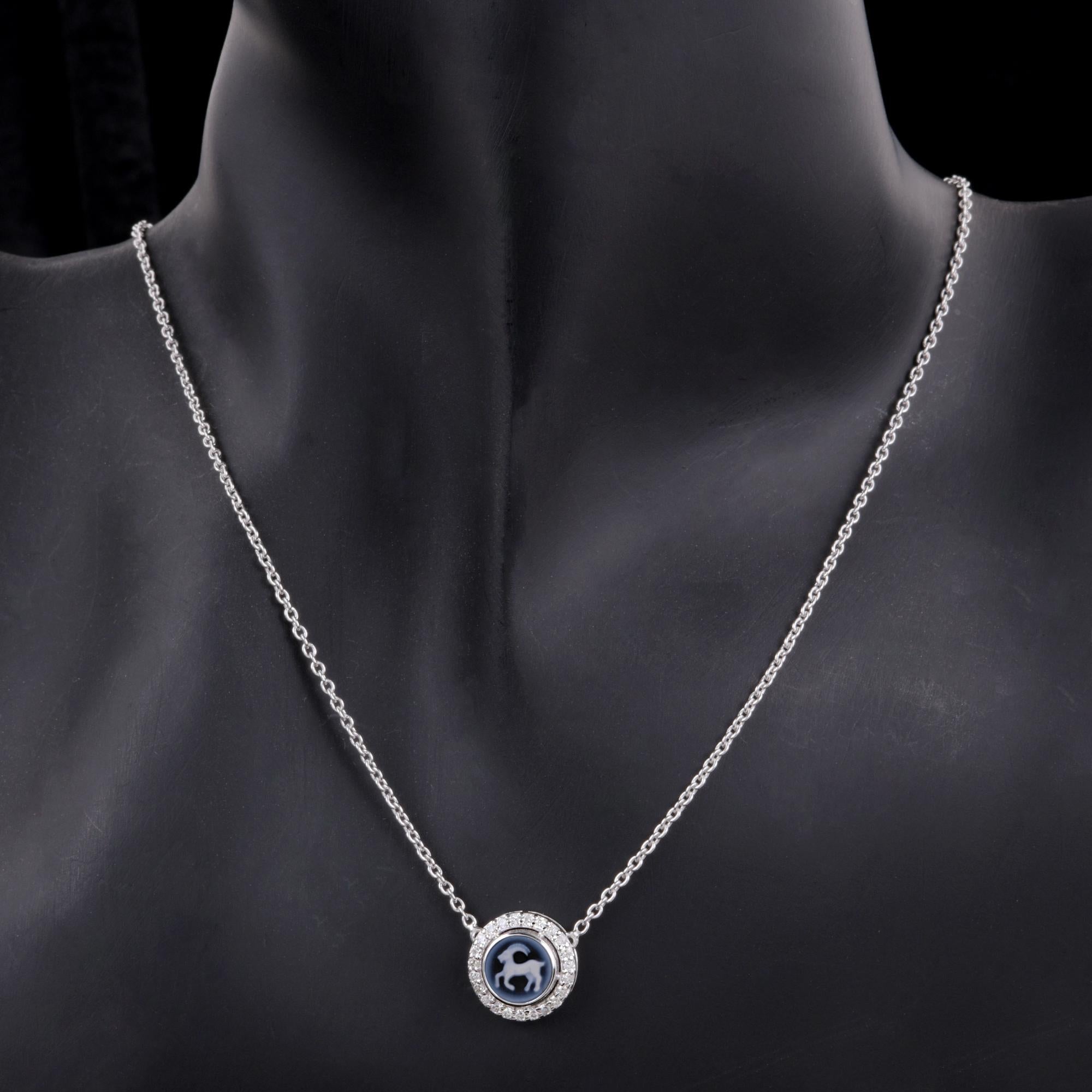 swarovski zodiac necklace capricorn