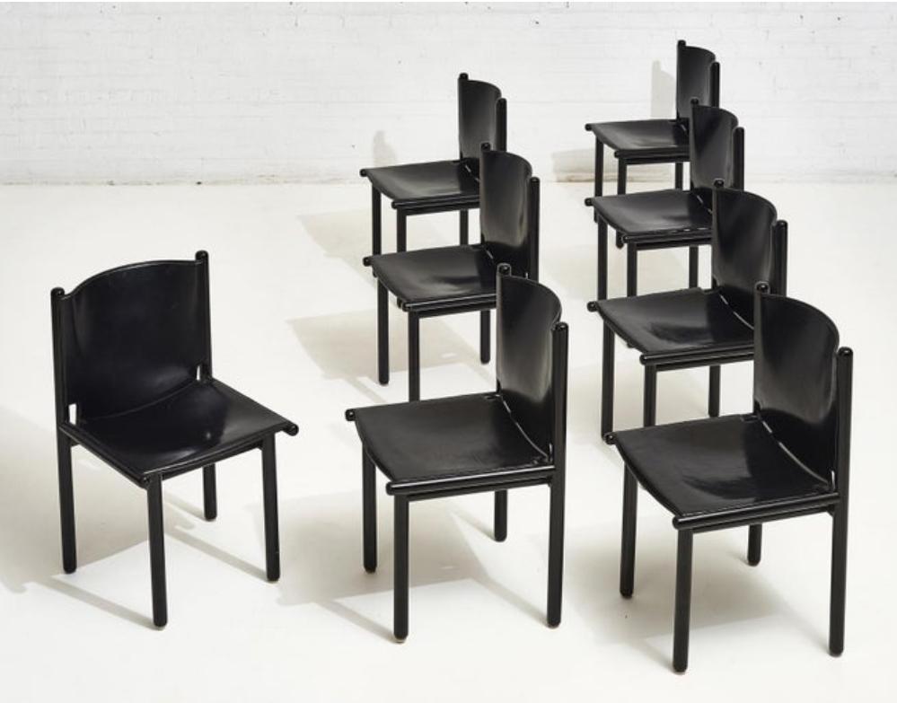 Moderno Sedie da pranzo Caprile di Gianfranco Frattini per Cassina, circa 1980 in vendita