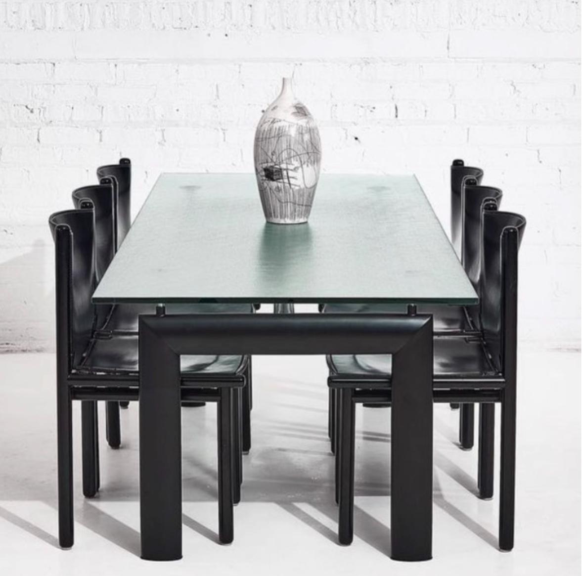 Sedie da pranzo Caprile di Gianfranco Frattini per Cassina, circa 1980 in vendita 1