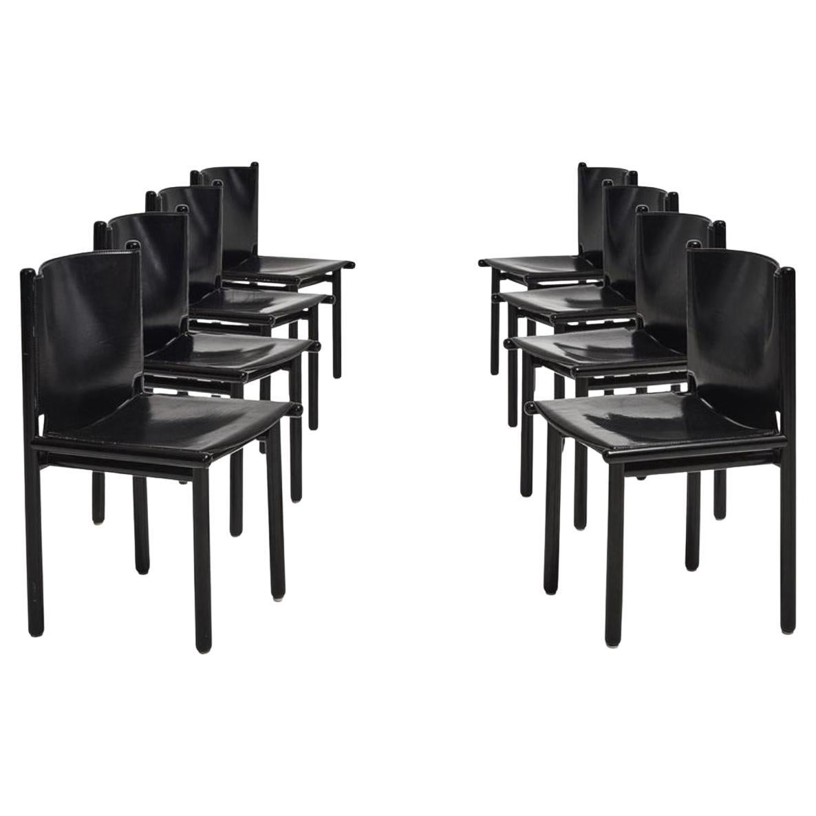 Sedie da pranzo Caprile di Gianfranco Frattini per Cassina, circa 1980 in vendita