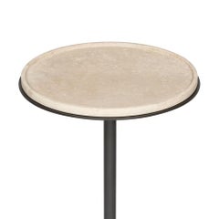 Caprio Travertine Small Side Table