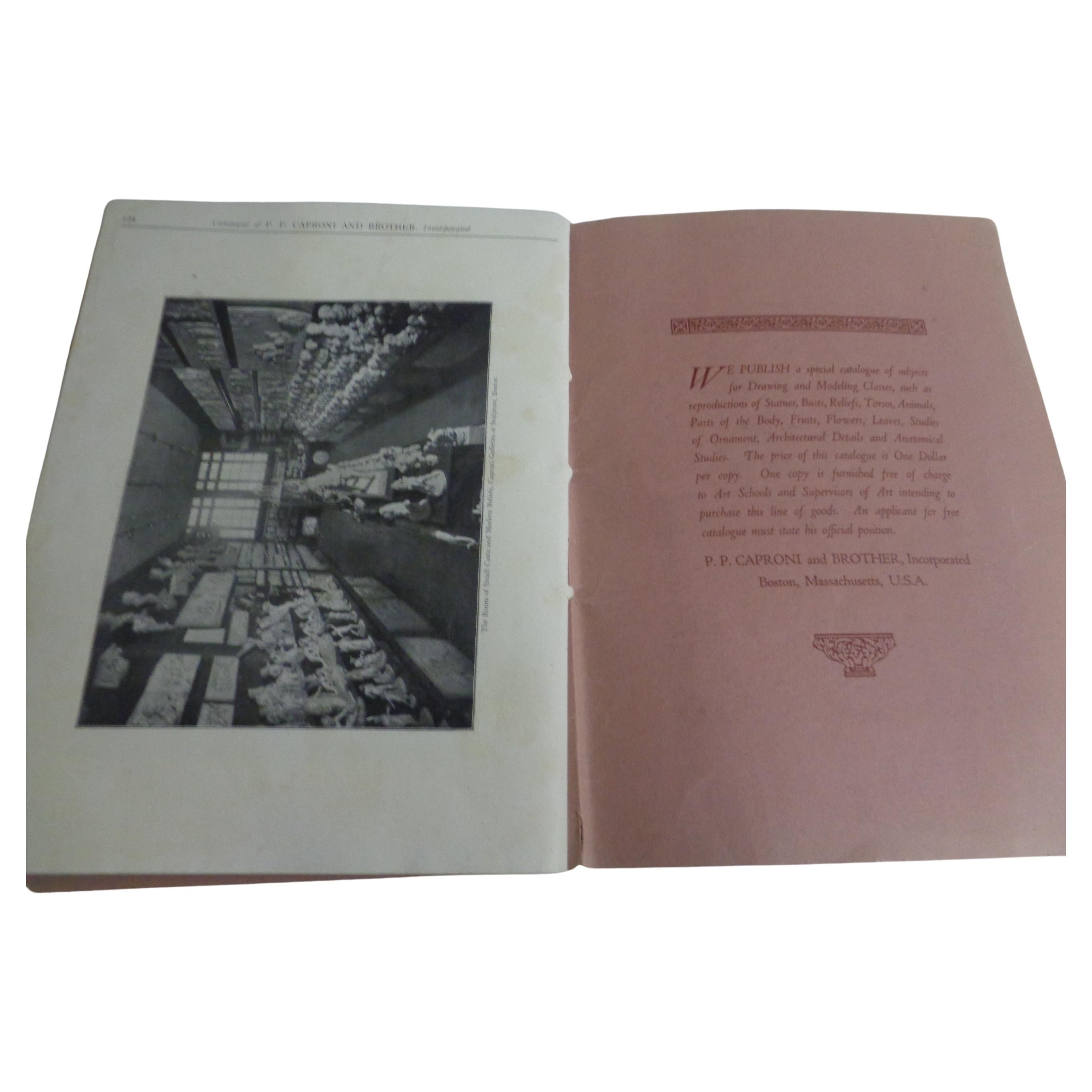 Caproni Casts : Chefs-d'œuvre de la sculpture - Catalogue 1932 Caproni Brothers  en vente 6