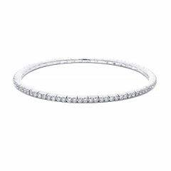 Capsule Band Diamond 18K Gold Bracelet for Her