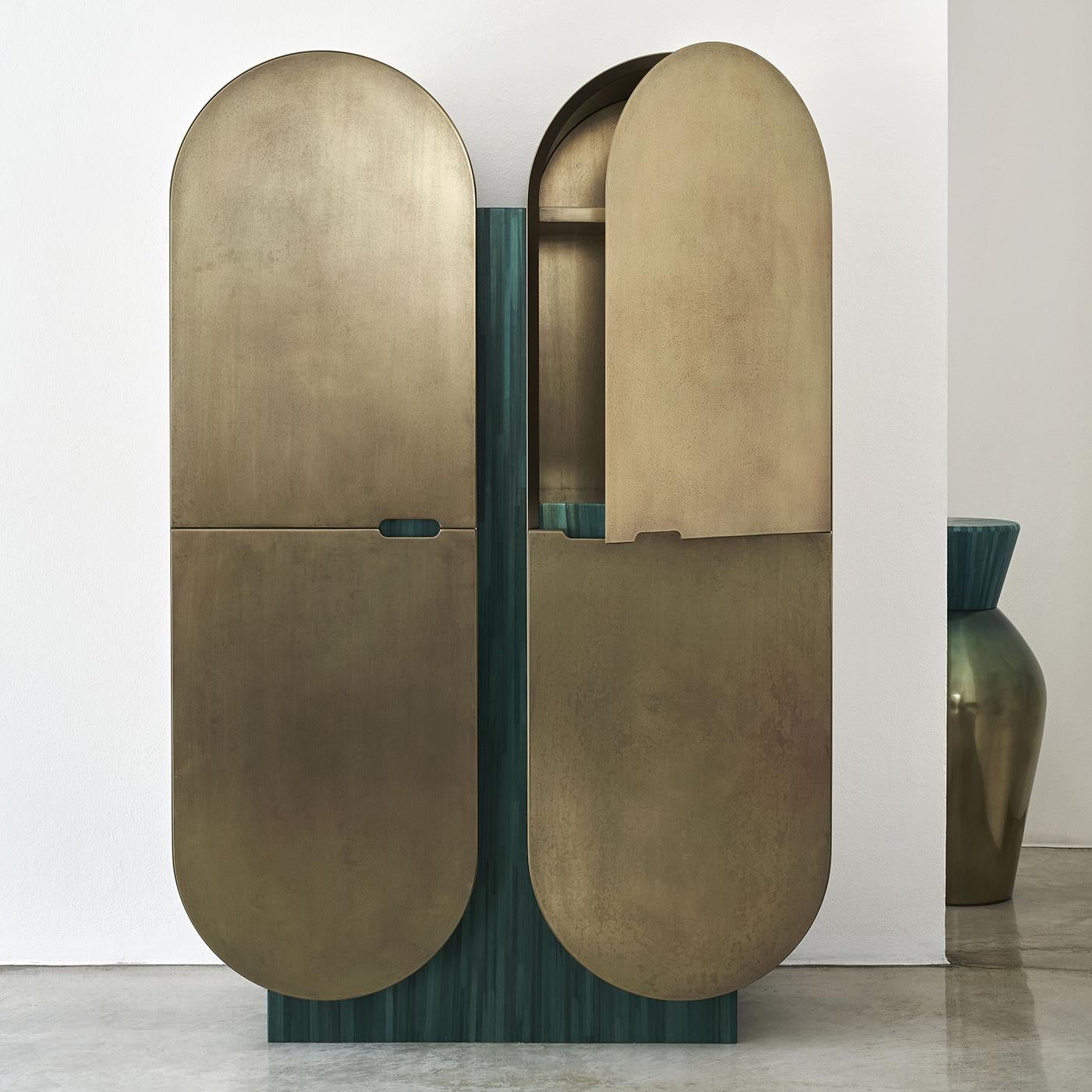 Modern Capsule Cabinet by Luca Barengo