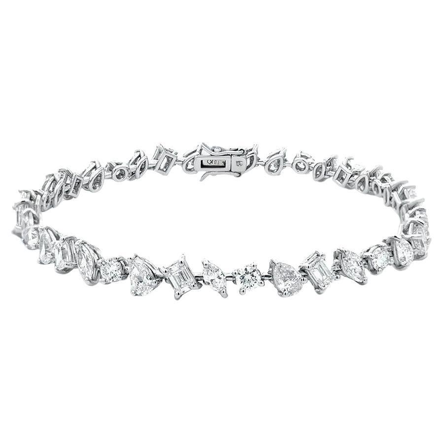 Capsule Chaos Diamond Gold 18K Bracelet for Her