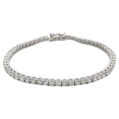 Capsule Classic Tennis Diamond 18K Bracelet for Her
