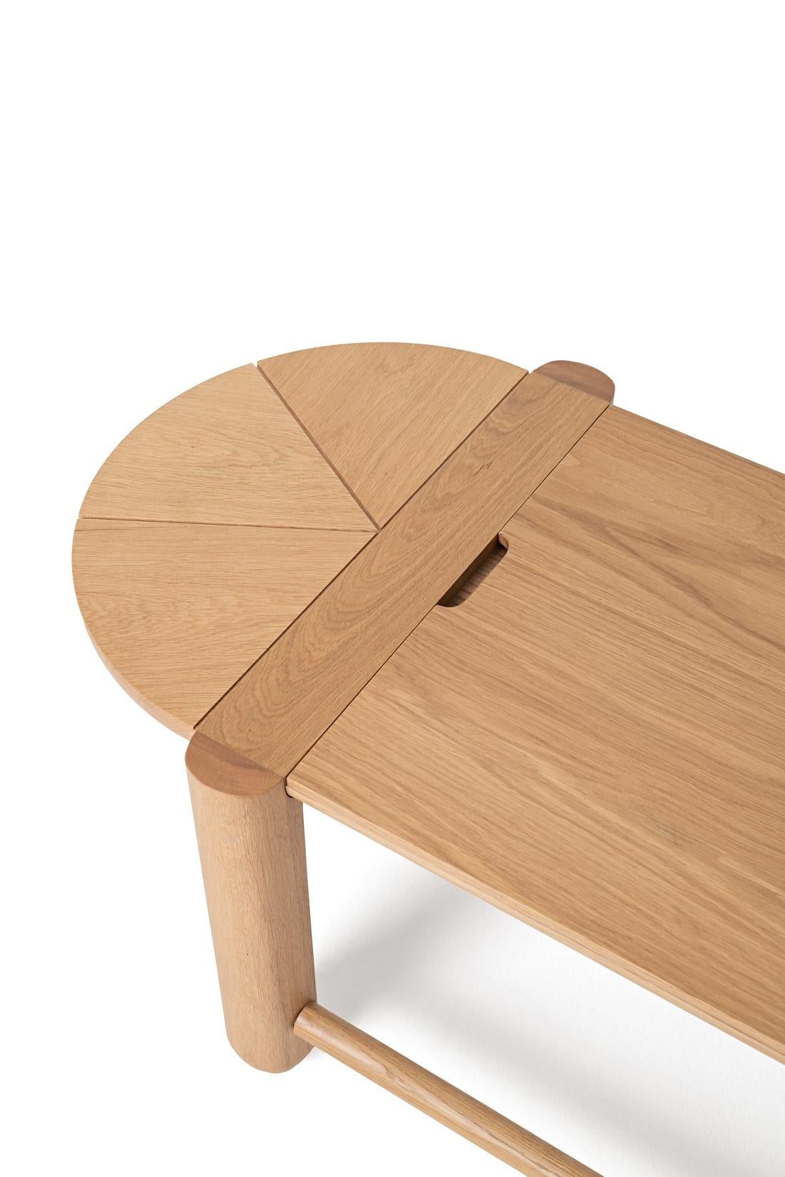Scandinavian Modern Capsule Coffee Table For Sale