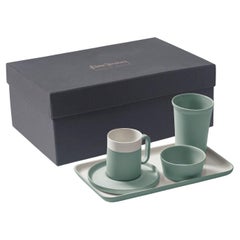 Handmade Porcelain Espresso Set w/ Plate – Nile Ivory  Esma Dereboy