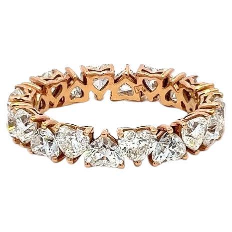 Anello in oro 18K con diamante a forma di cuore Capsule per lei