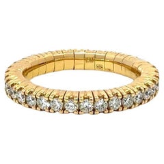 Anillo Capsule Soft Clásico Diamante Amarillo Oro 18K para Ella